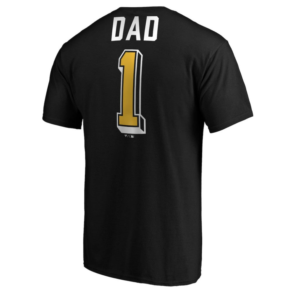 Pittsburgh Pirates Number One Dad T-Shirt - Black
