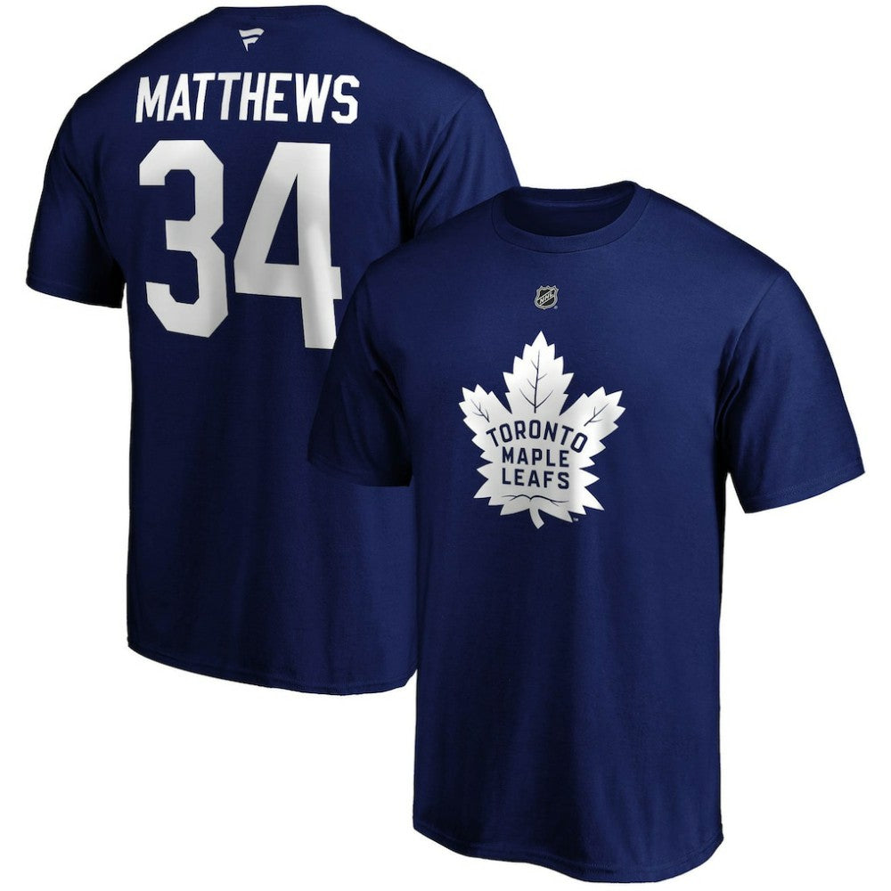 Auston Matthews Toronto Maple Leafs Fanatics Big & Tall Name & Number T-Shirt