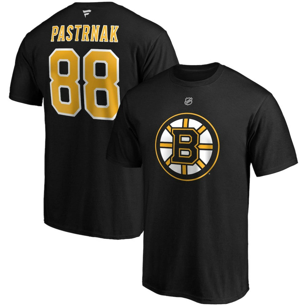 David Pastrnak Boston Bruins Fanatics B&T Name and Number T-Shirt