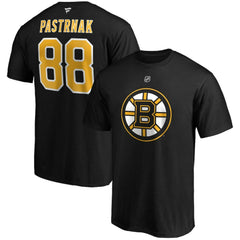 David Pastrnak Boston Bruins Fanatics B&T Name and Number T-Shirt