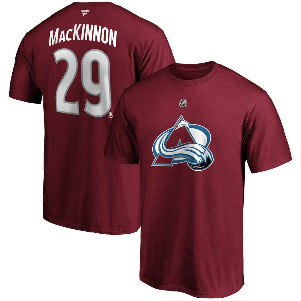 Nathan MacKinnon Colorado Avalanche Fanatics Big & Tall Name & Number T-Shirt