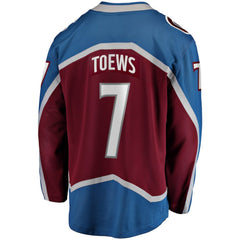 Devon Toews Colorado Avalanche Fanatics Home Breakaway Player Jersey