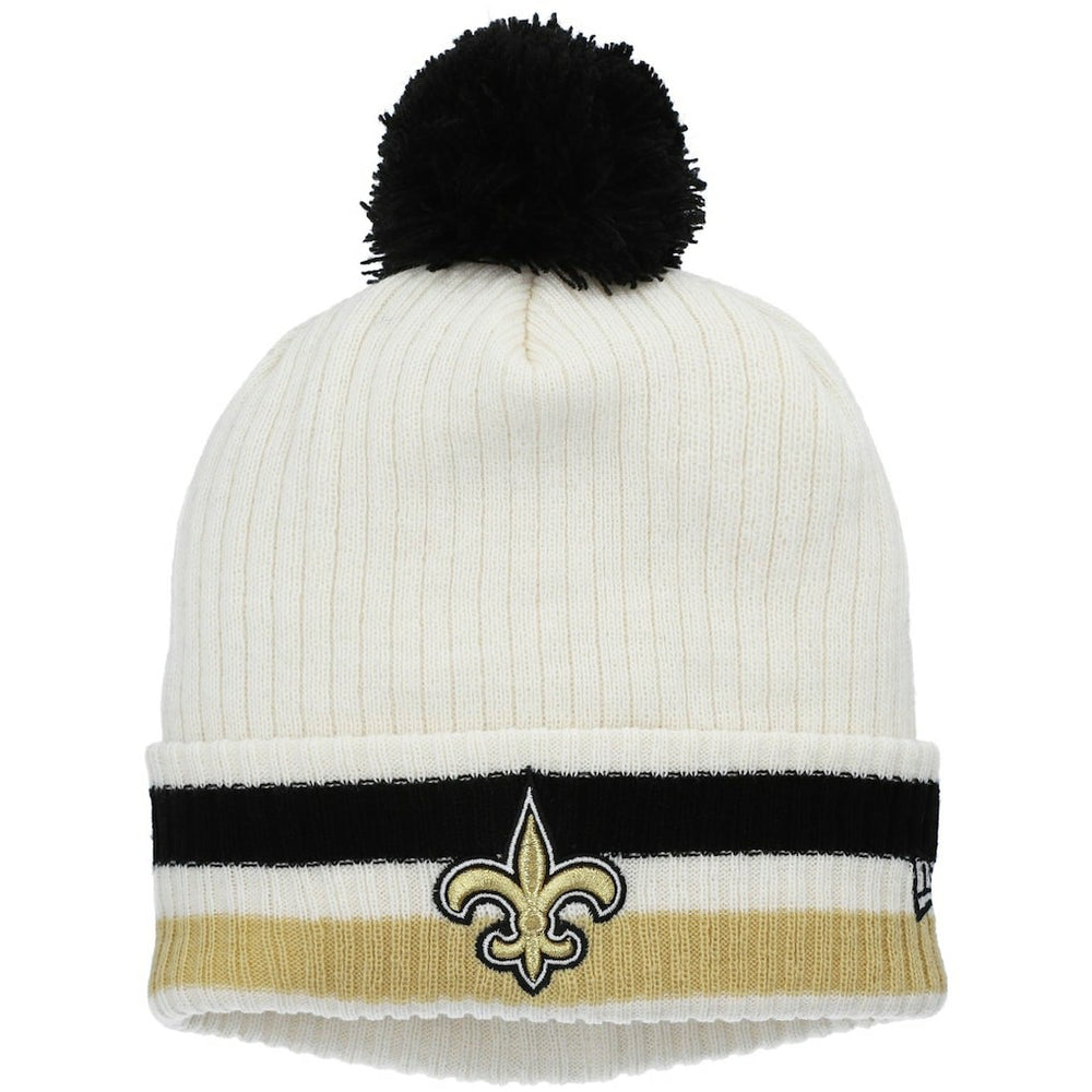 NFL New Orleans Saints Youth Retro Cuffed Knit Hat with Pom