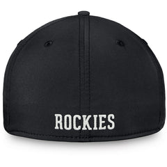 Colorado Rockies Core Flex Hat - Black/Purple