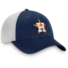 Houston Astros Team Core Unstructured Trucker Adjustable Hat - Navy/White
