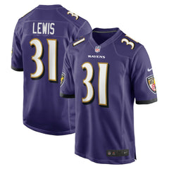 NFL Baltimore Ravens Jamal Lewis  Retired Player Game Jersey
