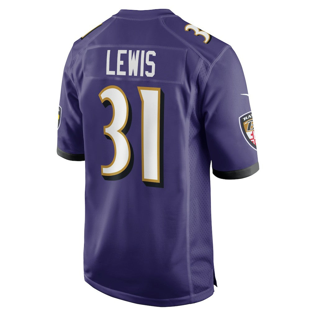 NFL Baltimore Ravens Jamal Lewis  Retired Player Game Jersey