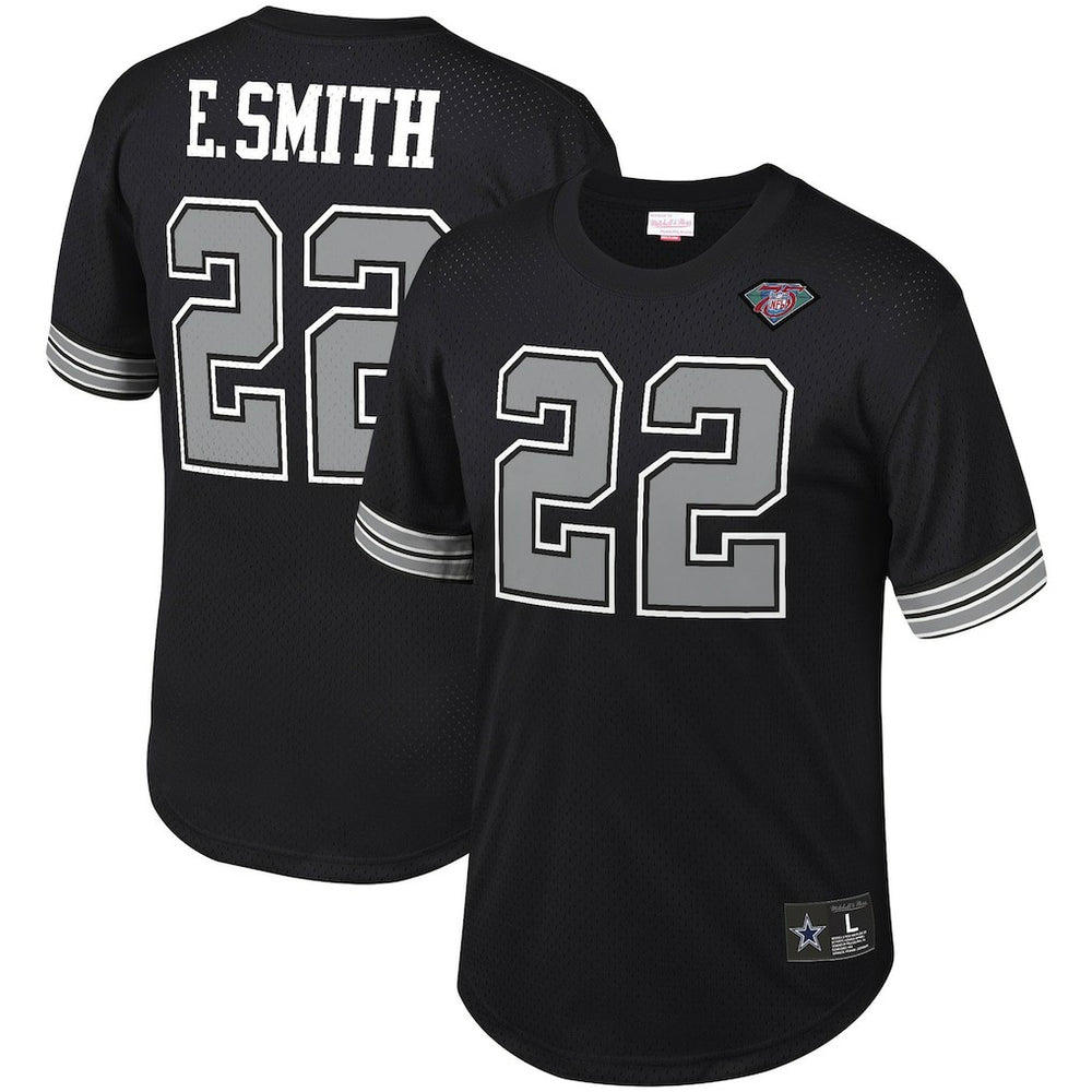 NFL Dallas Cowboys Emmitt Smith  Retired Player Name & Number Mesh Top