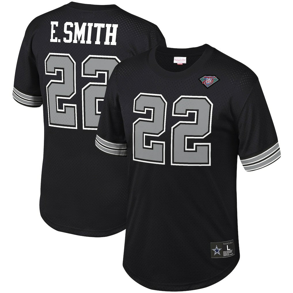 NFL Dallas Cowboys Emmitt Smith  Retired Player Name & Number Mesh Top