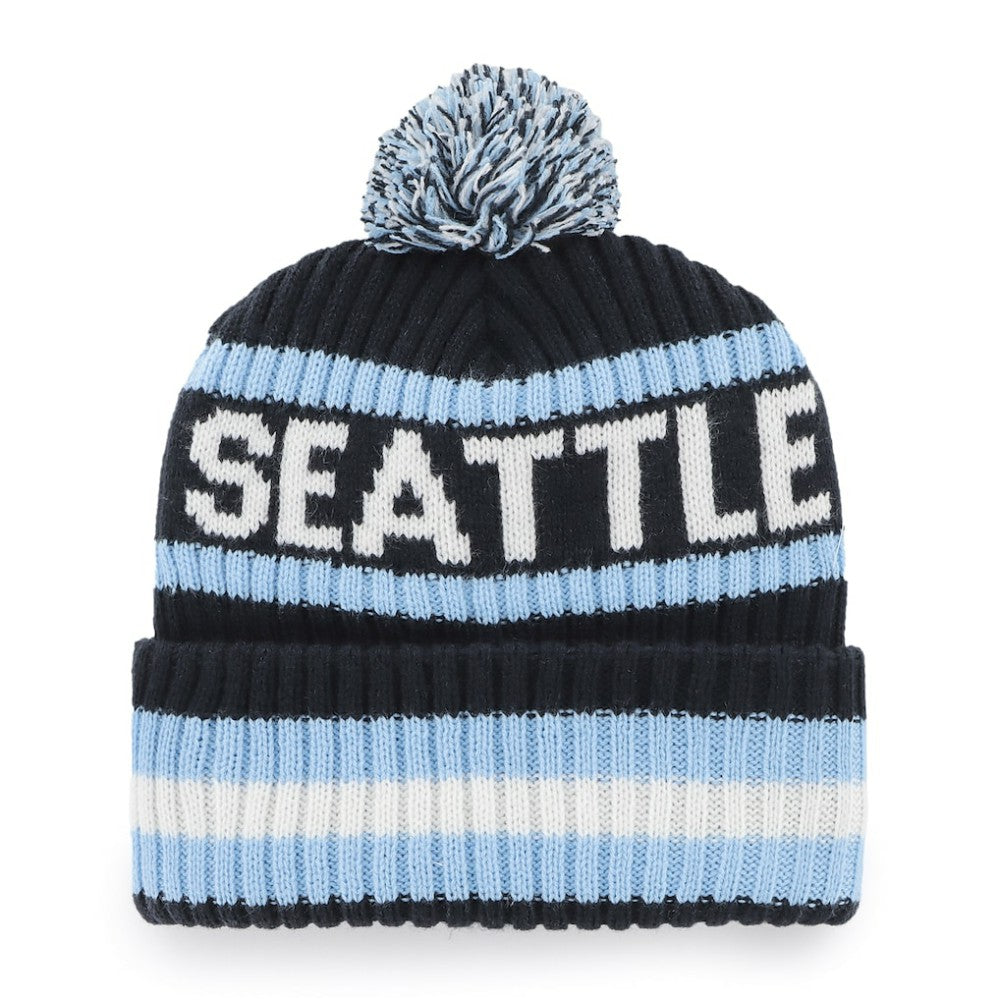 Seattle Kraken '47 Bering Cuffed Knit Hat with Pom