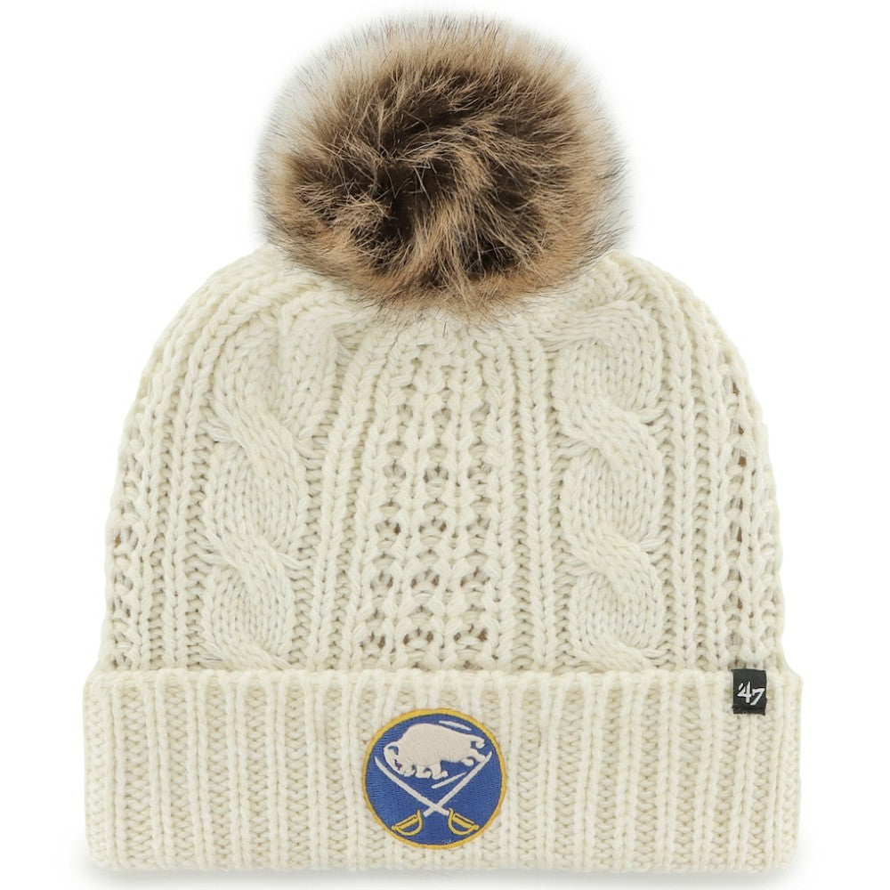 Buffalo Sabres '47 Women's Meeko Cuffed Knit Hat with Pom