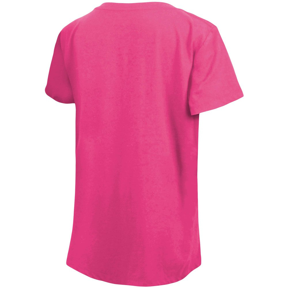 Kansas City Royals Girls Youth Jersey Stars V-Neck T-Shirt - Pink | New Era