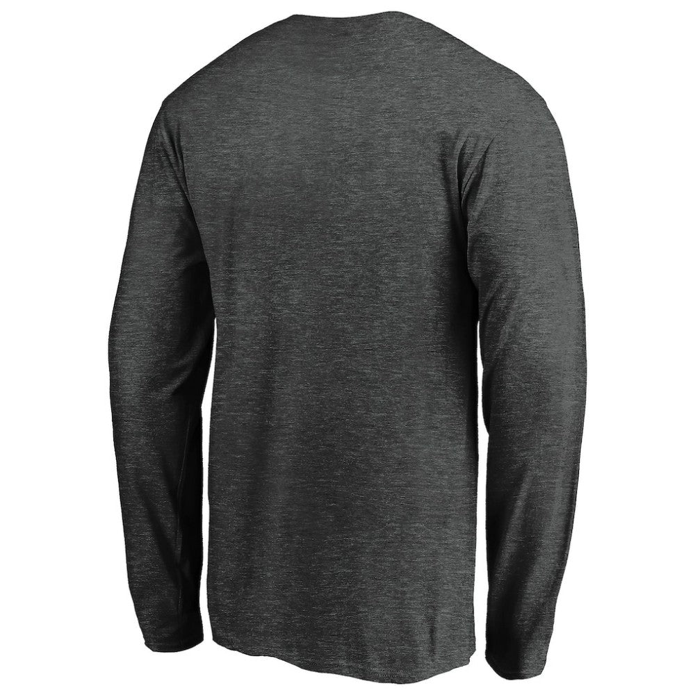 San Diego Padres Heart and Soul Long Sleeve T-Shirt - Charcoal