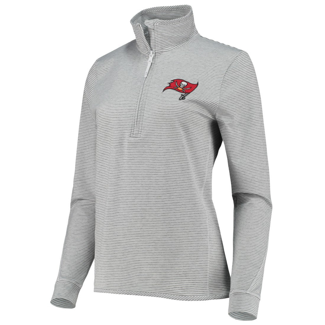 NFL Tampa Bay Buccaneers Vineyard Vines Women's Sankaty Shep Half-Zip Pullover Top