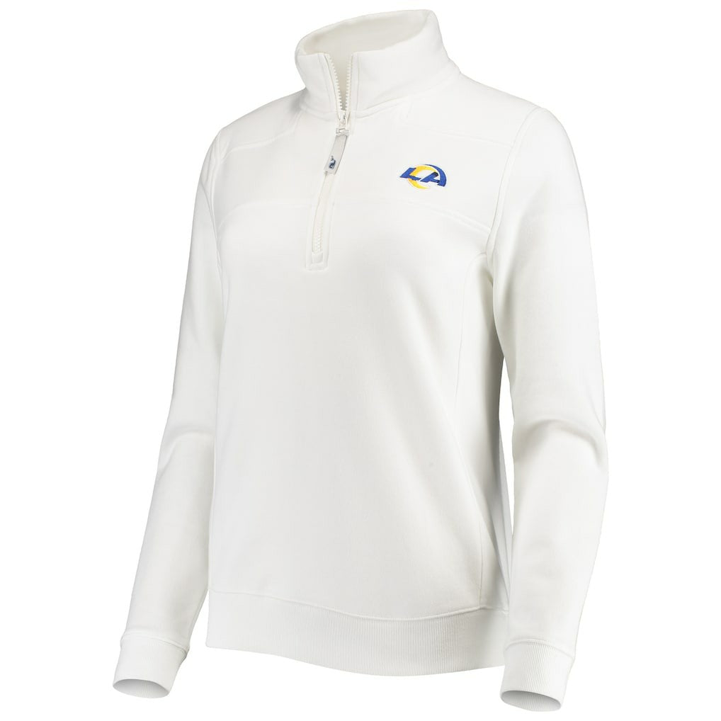 NFL Los Angeles Rams Vineyard Vines Women's Shep Shirt Quarter-Zip Sweatshirt