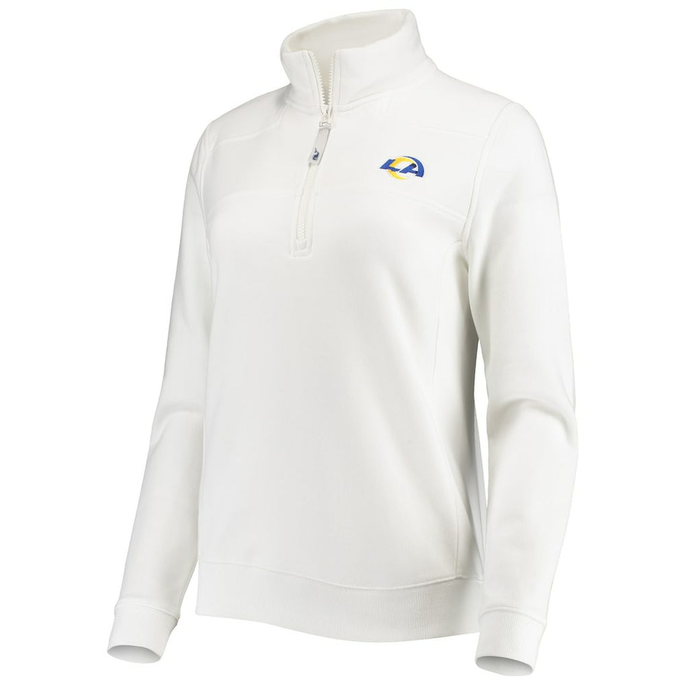 NFL Los Angeles Rams Vineyard Vines Women's Shep Shirt Quarter-Zip Sweatshirt