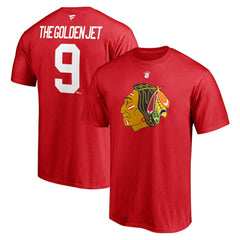 Bobby Hull Chicago Blackhawks Fanatics Authentic Stack Retired Player Nickname & Number T-Shirt
