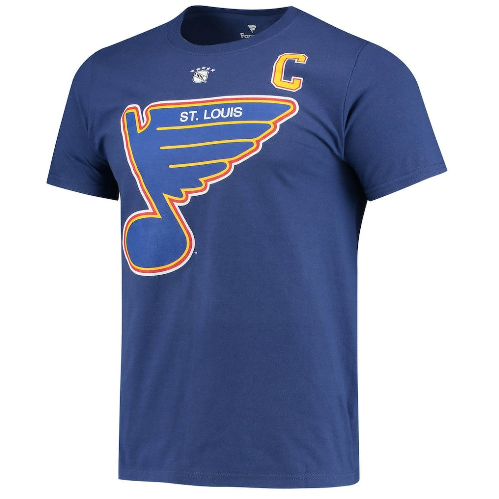 Wayne Gretzky St. Louis Blues Fanatics Authentic Stack Retired Player Nickname & Number T-Shirt