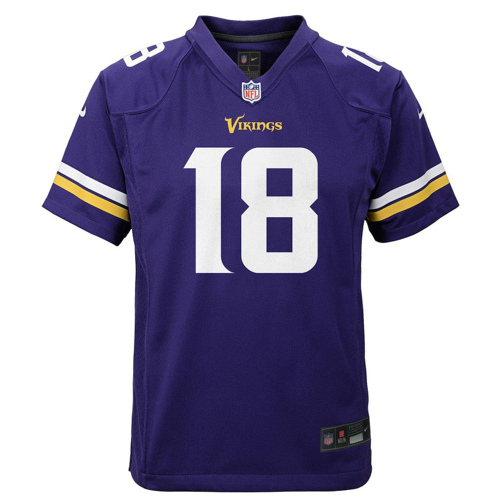 NFL Minnesota Vikings Justin Jefferson  Youth Game Jersey