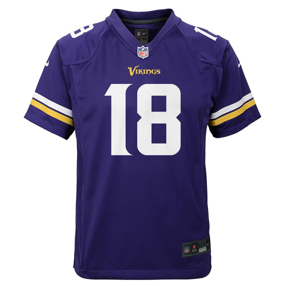 NFL Minnesota Vikings Justin Jefferson  Youth Game Jersey