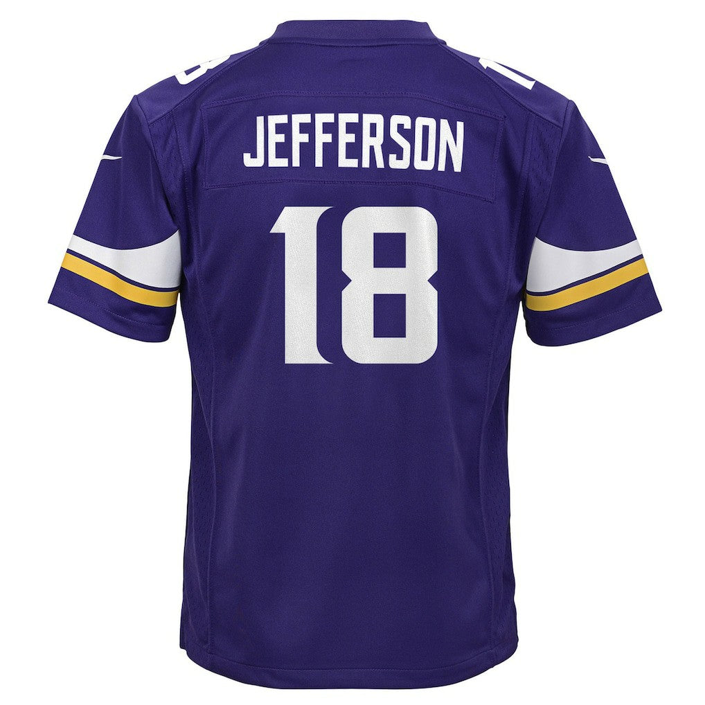 NFL Minnesota Vikings Justin Jefferson  Youth Game Jersey