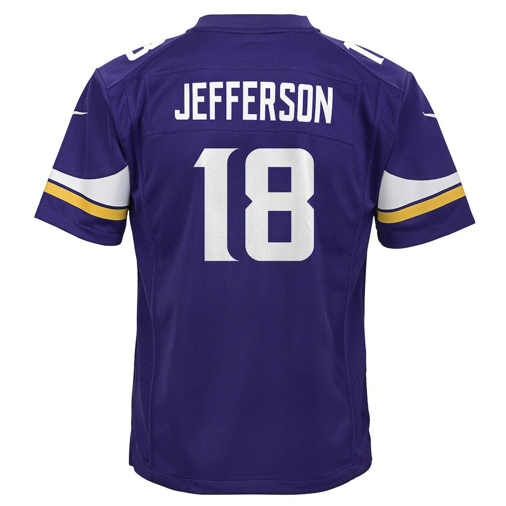 NFL Minnesota Vikings Justin Jefferson  Youth Game Jersey