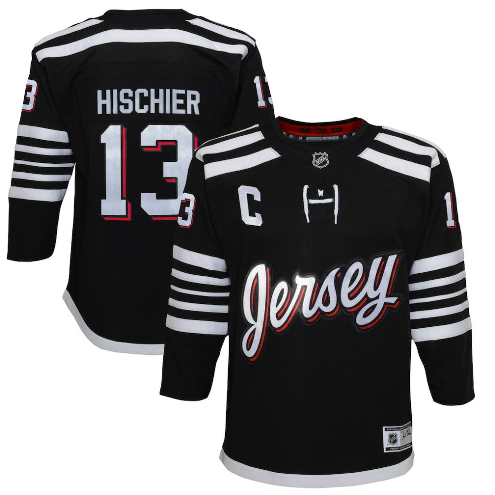 Nico Hischier New Jersey Devils Youth 2021/22 Alternate Premier Player Jersey
