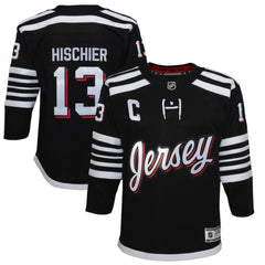 Nico Hischier New Jersey Devils Youth 2021/22 Alternate Premier Player Jersey
