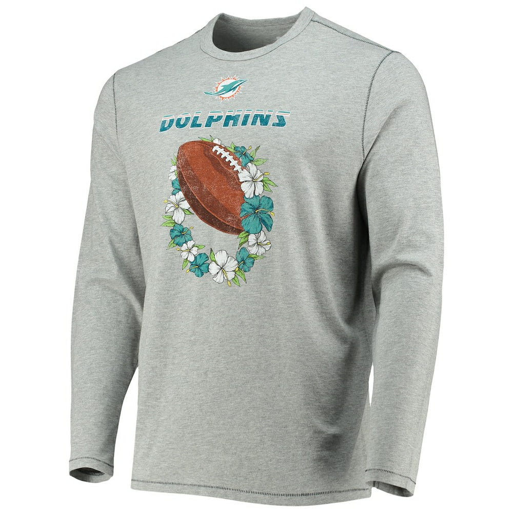 NFL Miami Dolphins Sport Lei Pass Long Sleeve T-Shirt