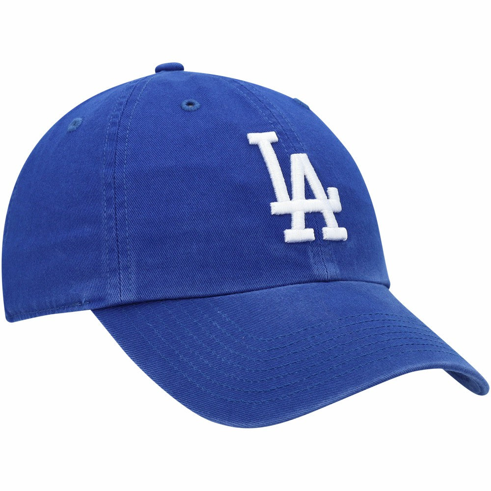 Los Angeles Dodgers Youth Team Logo Clean Up Adjustable Hat - Royal | 47 brand