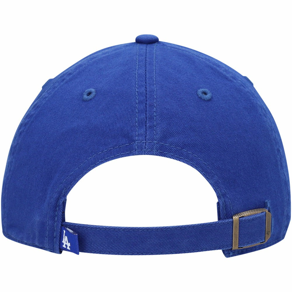 Los Angeles Dodgers Youth Team Logo Clean Up Adjustable Hat - Royal | 47 brand