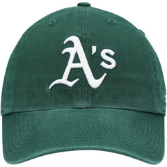 Athletics Youth Team Logo Clean Up Adjustable Hat - Green | 47 brand