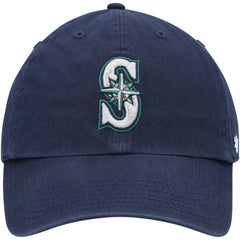 Seattle Mariners Youth Team Logo Clean Up Adjustable Hat - Navy | 47 brand