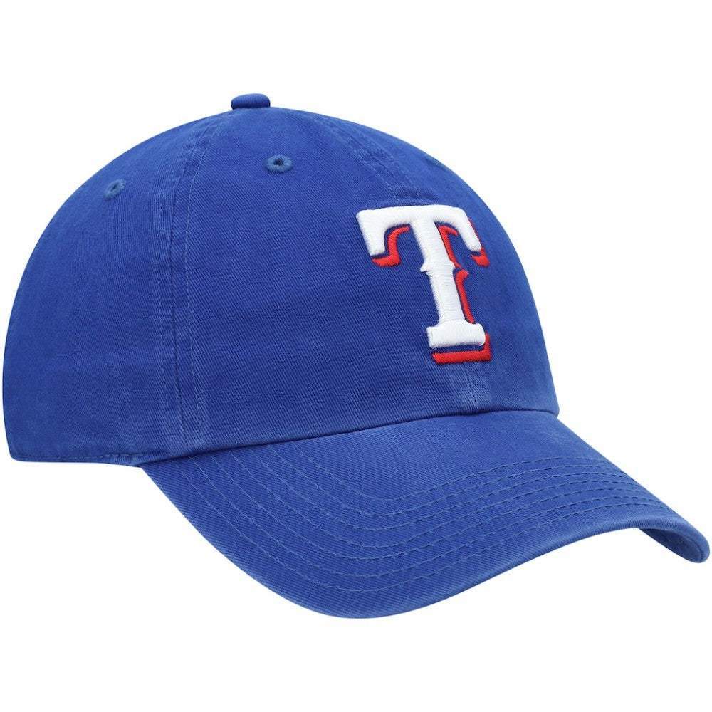 Texas Rangers Youth Team Logo Clean Up Adjustable Hat - Royal | 47 brand