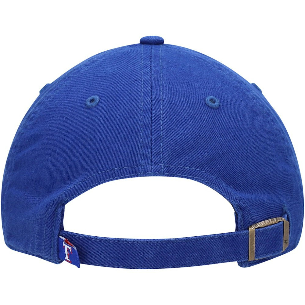 Texas Rangers Youth Team Logo Clean Up Adjustable Hat - Royal | 47 brand