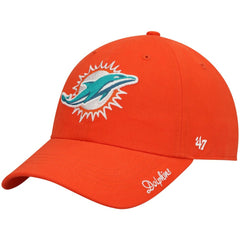 NFL Miami Dolphins '47 Women's Miata Clean Up Secondary Logo Adjustable Hat