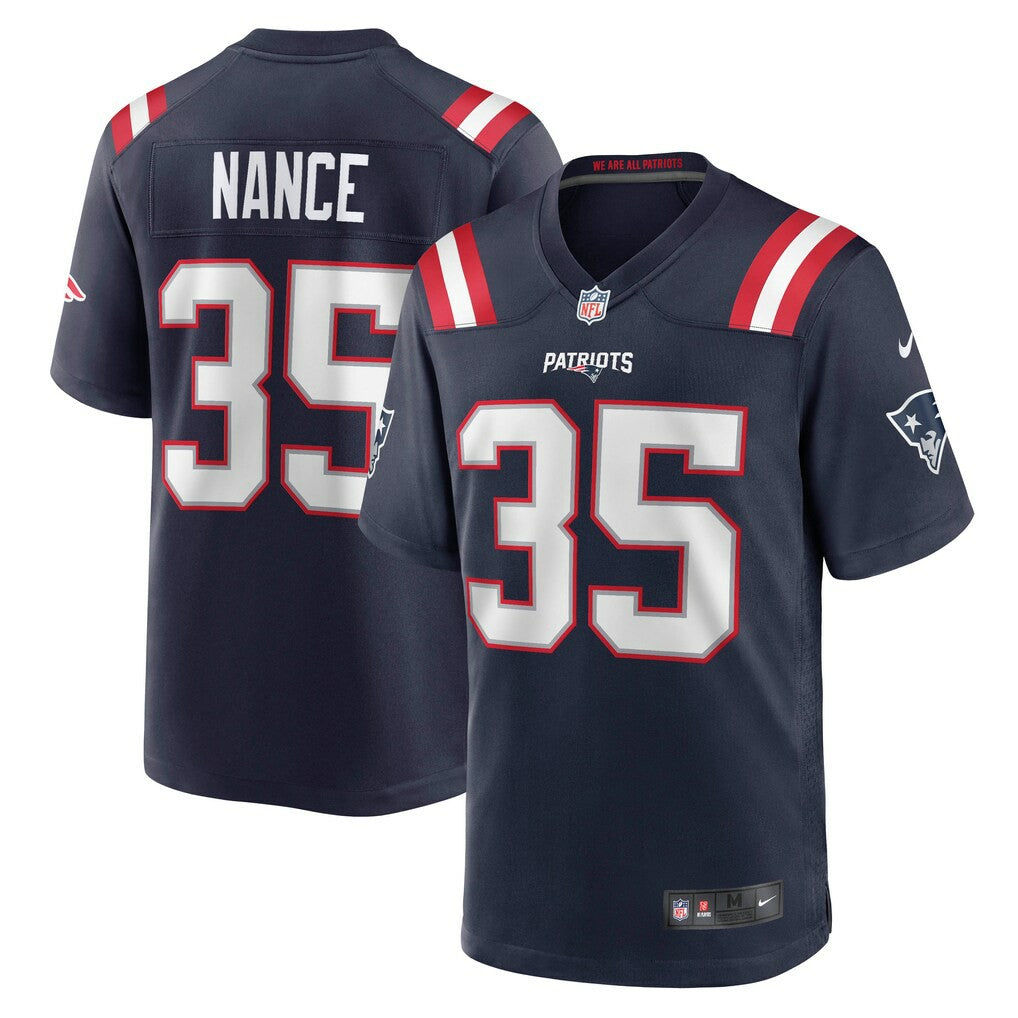 NFL New England Patriots Jim Nance  Retired Player Jersey