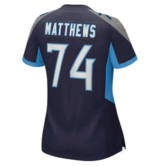 NFL Tennessee Titans Bruce Matthews  Women's Retired Player Jersey