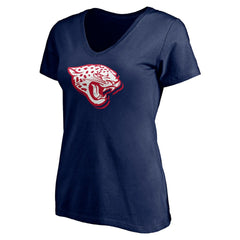 NFL Jacksonville Jaguars Women's Red White and Team V-Neck T-Shirt