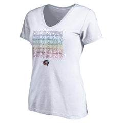Columbus Blue Jackets Women's City Pride V-Neck T-Shirt