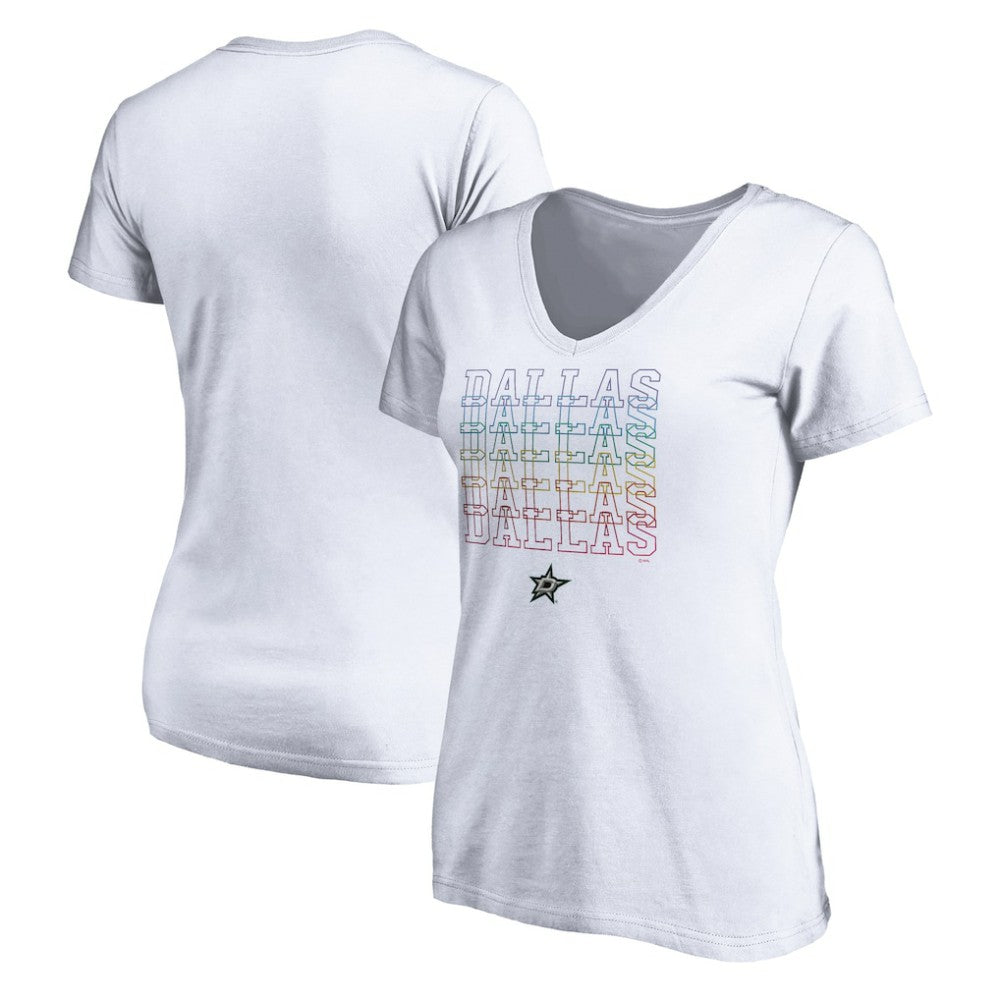 Dallas Stars Women's City Pride V-Neck T-Shirt