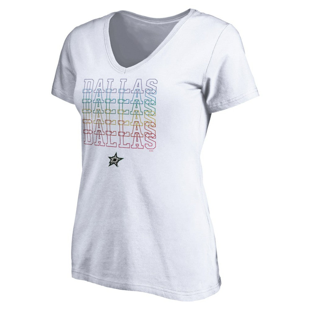 Dallas Stars Women's City Pride V-Neck T-Shirt