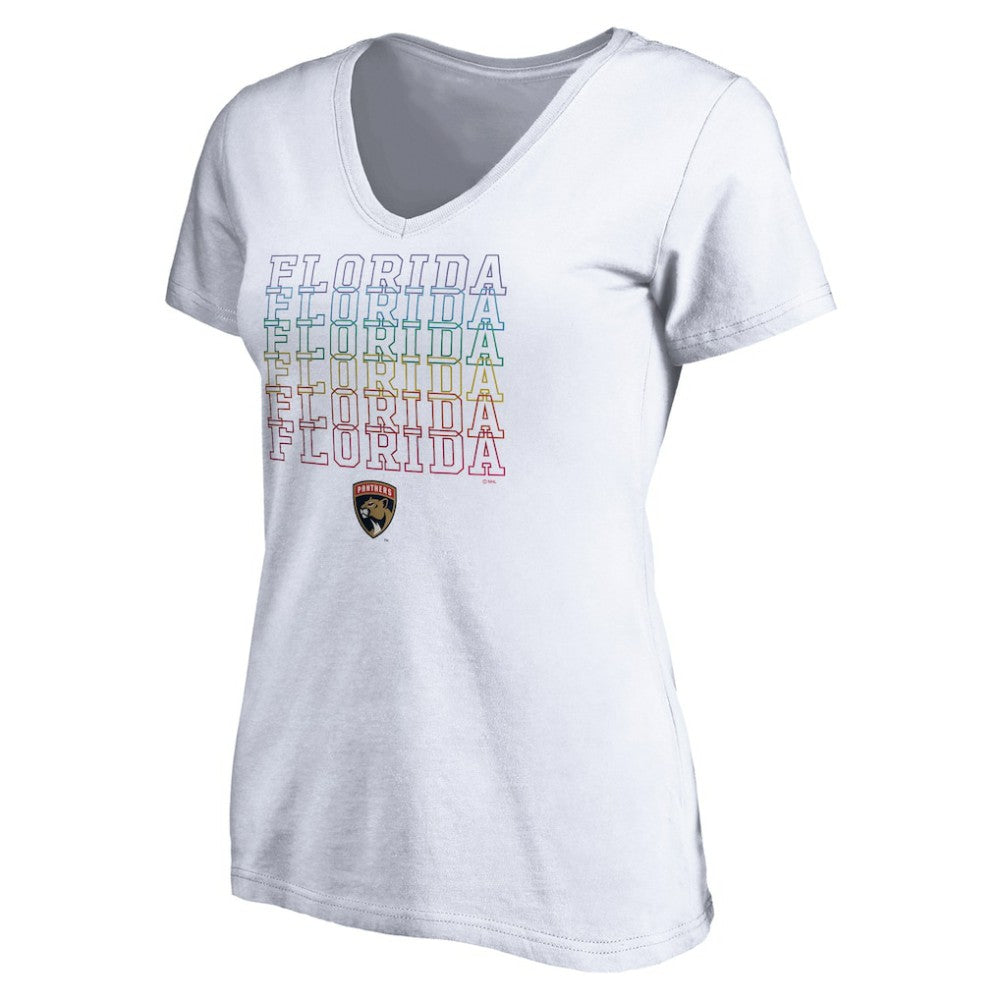 Florida Panthers Women's City Pride V-Neck T-Shirt