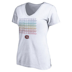 Montreal Canadiens Women's City Pride V-Neck T-Shirt