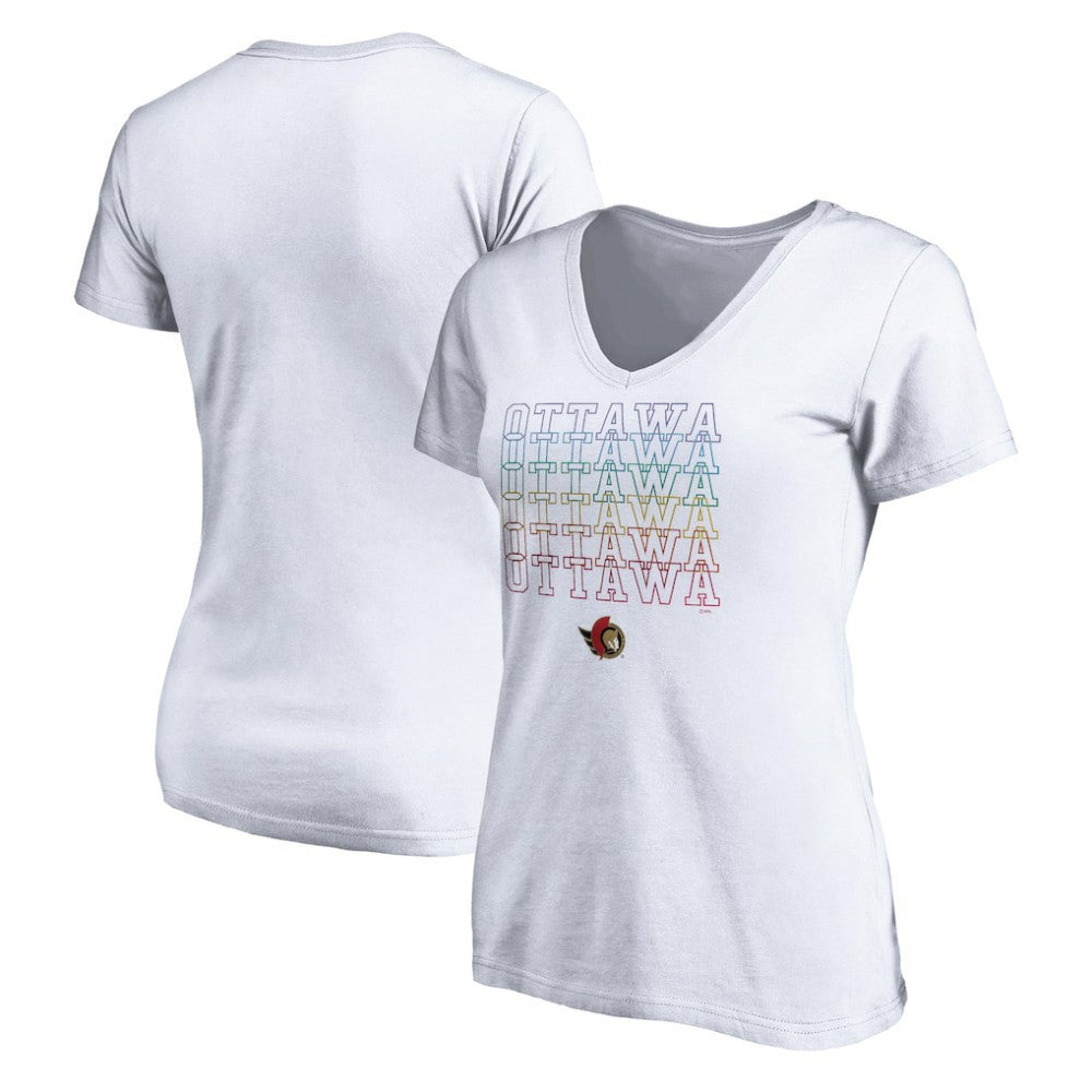 Ottawa Senators Women's City Pride V-Neck T-Shirt