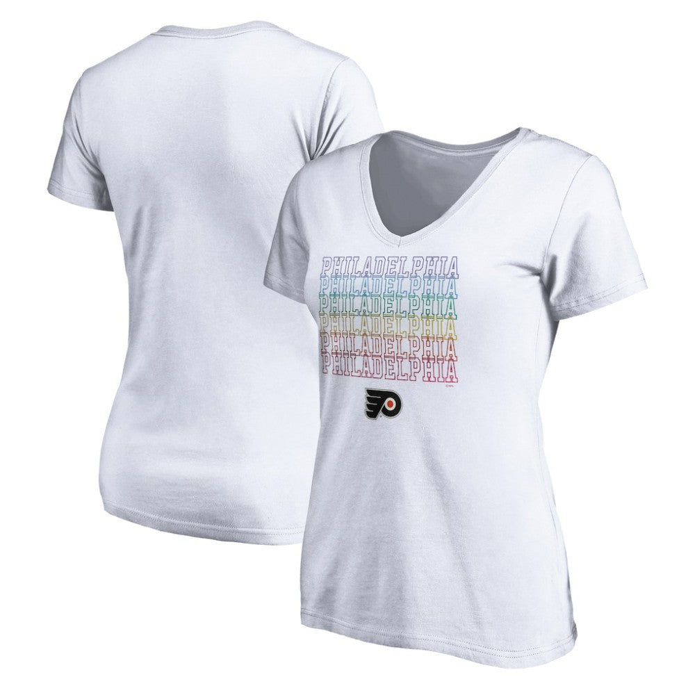 Philadelphia Flyers Women's City Pride V-Neck T-Shirt