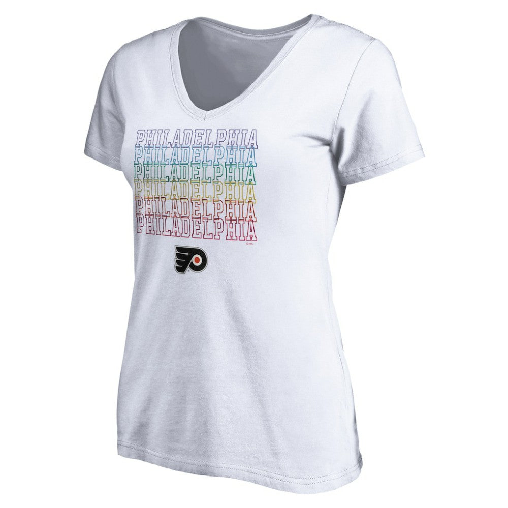 Philadelphia Flyers Women's City Pride V-Neck T-Shirt