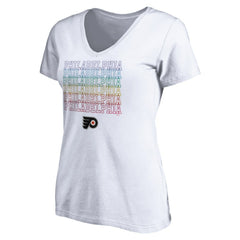 Philadelphia Flyers Women's City Pride V-Neck T-Shirt