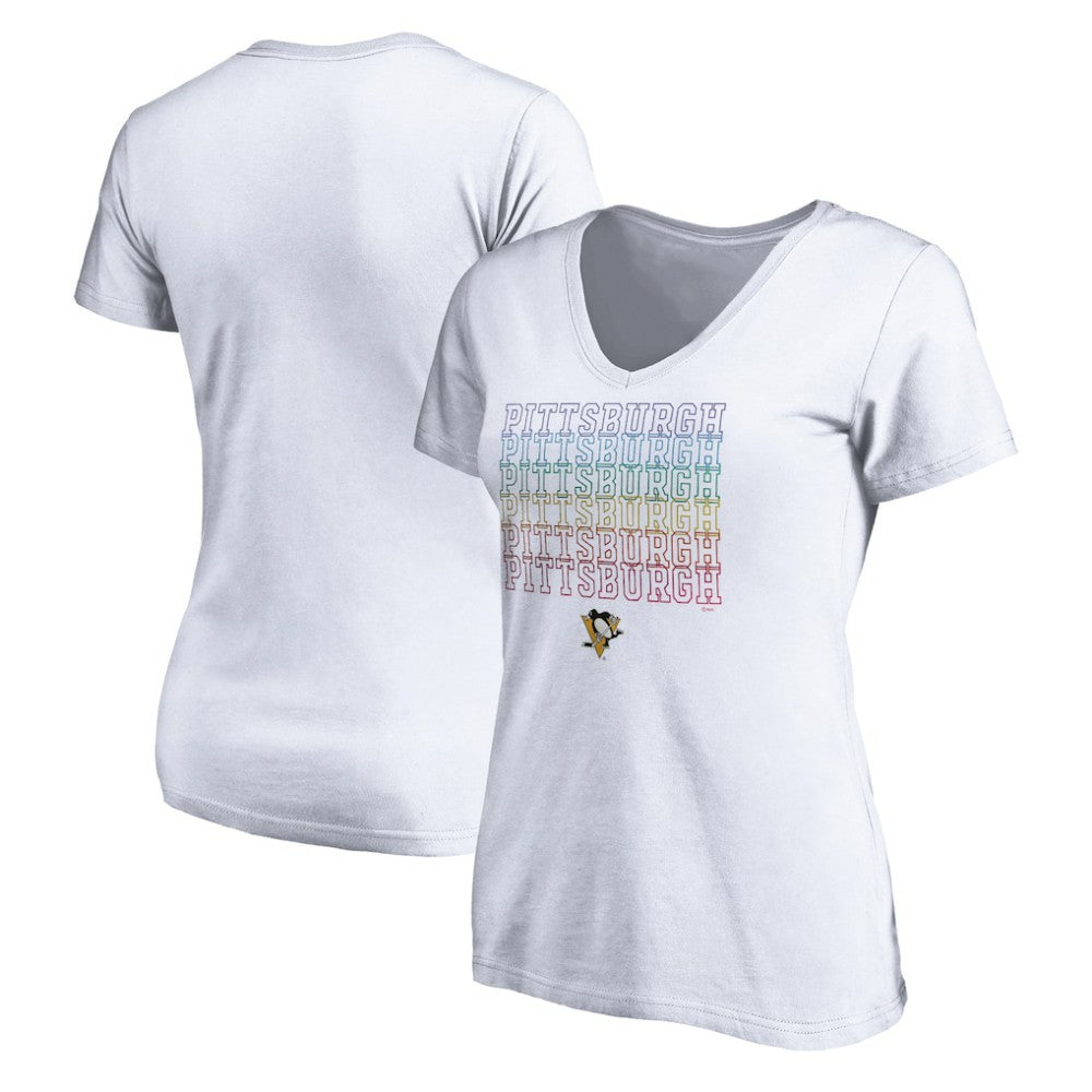 Pittsburgh Penguins Women's City Pride V-Neck T-Shirt