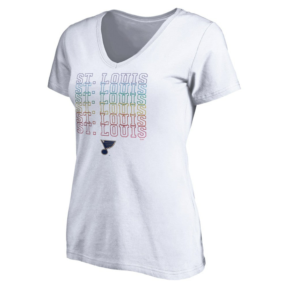 St. Louis Blues Women's City Pride V-Neck T-Shirt